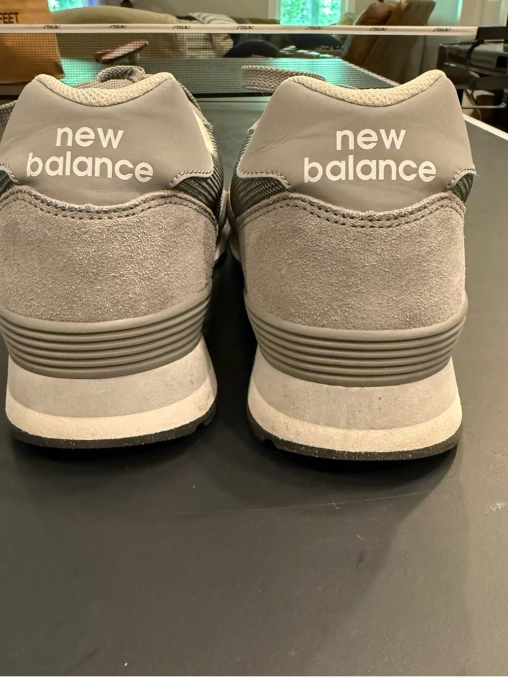 New Balance Gray Athletic Sneakers - Picture 6 of 10